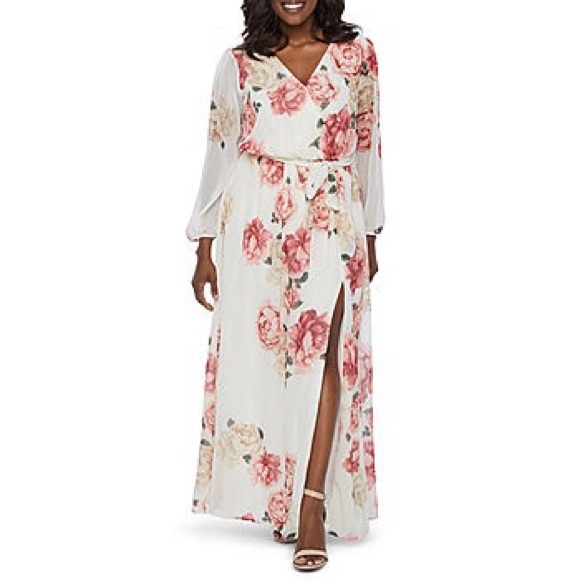 Premier Dresses & Skirts - NWT Premier Amour floral long sleeve maxi dress